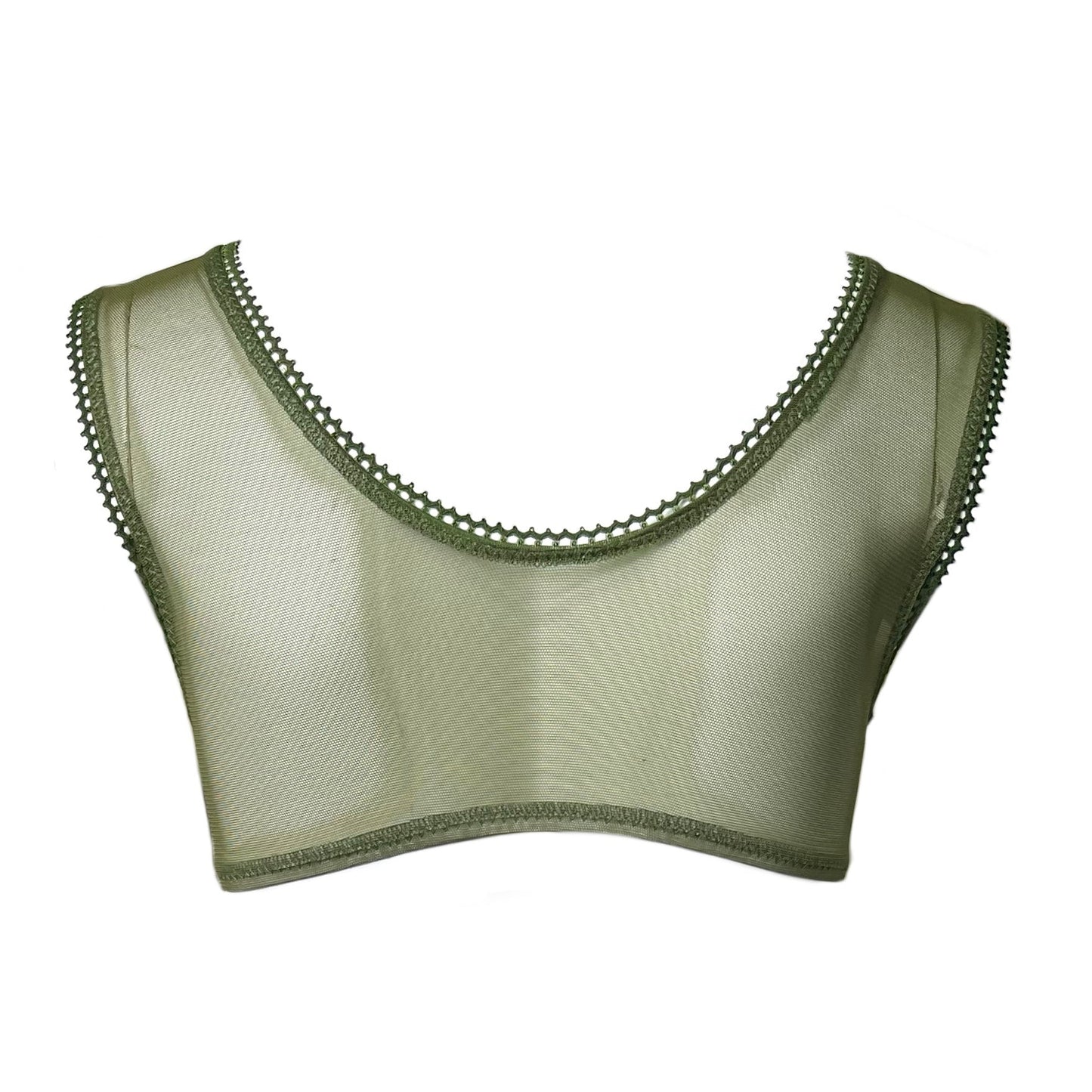 Micro Mesh Bralette- Moss