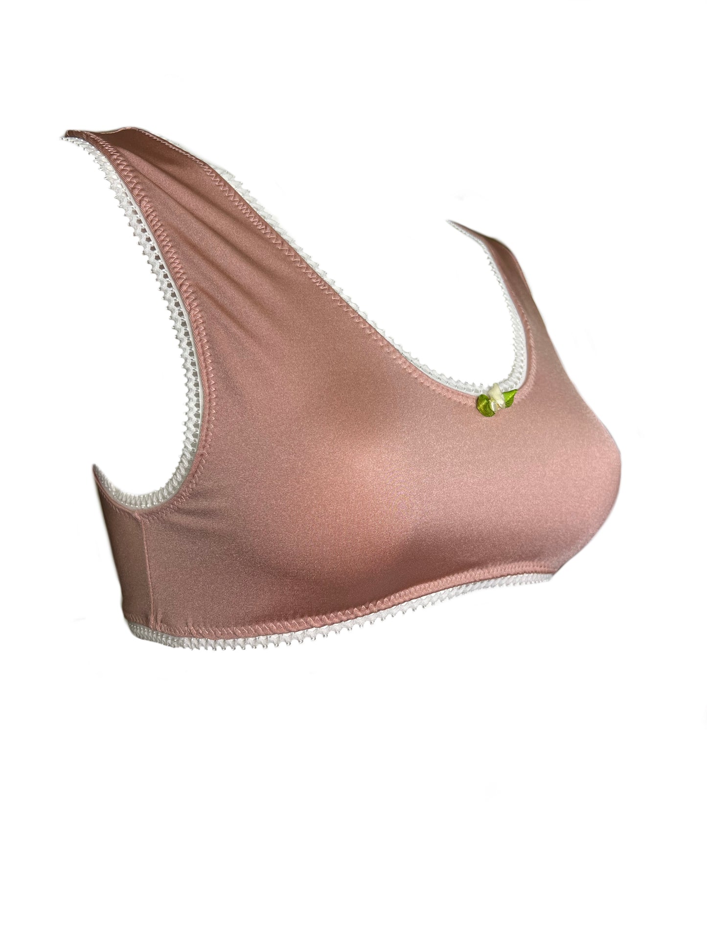 Micro bralette- Mauve Lycra