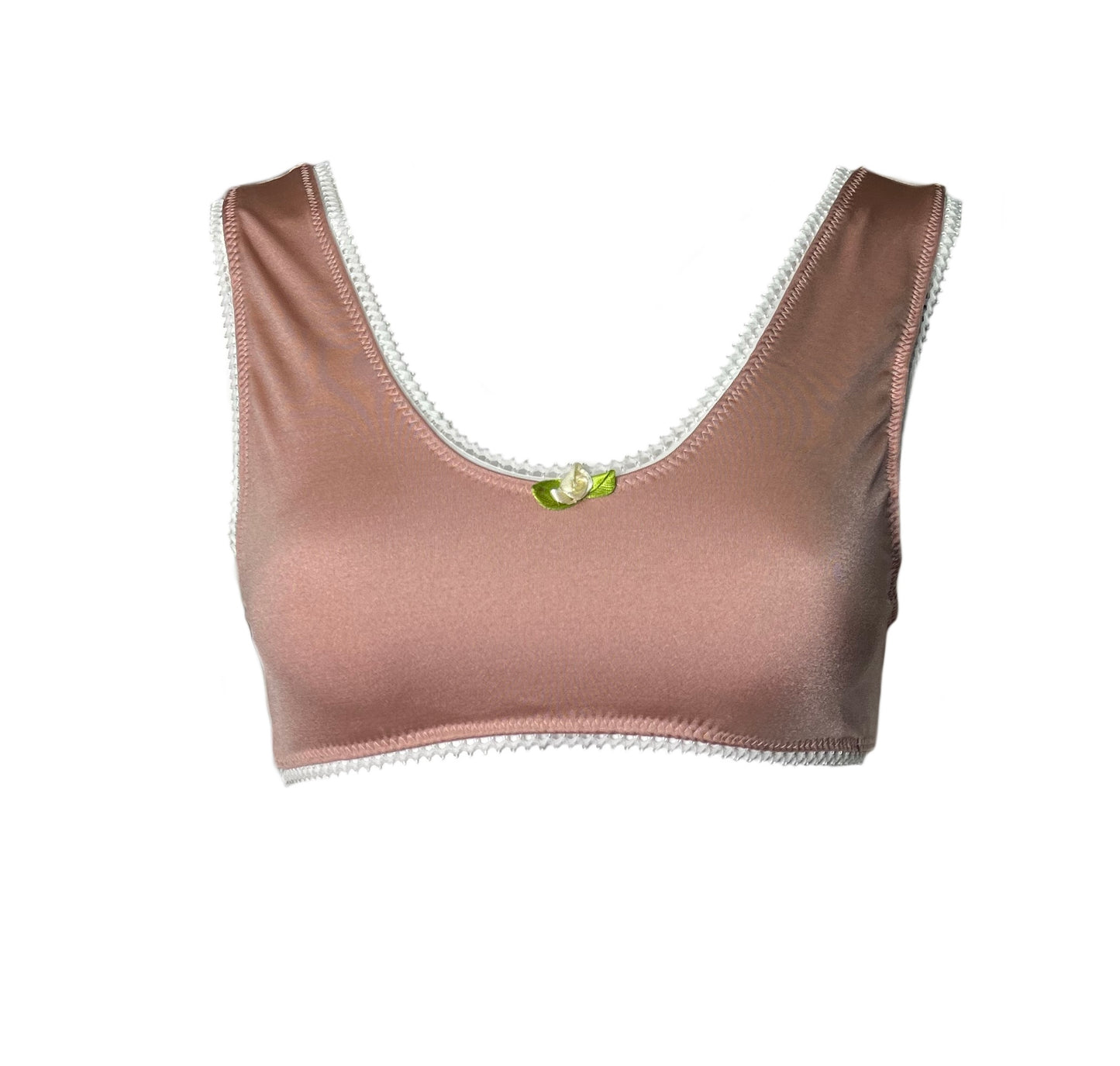 Micro bralette- Mauve Lycra