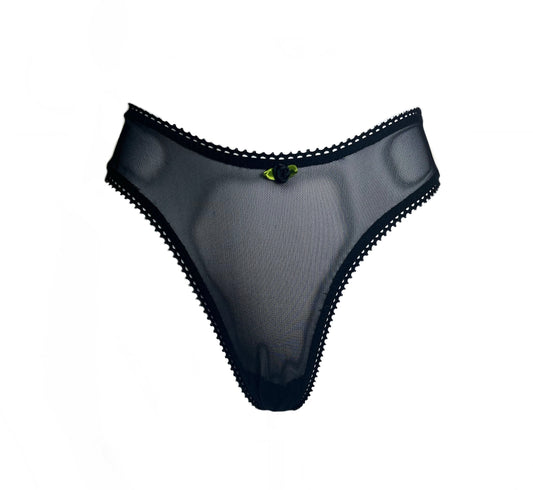 Dolly Bottom- Black Mesh