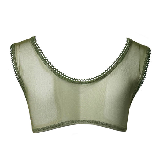 Micro Mesh Bralette- Moss